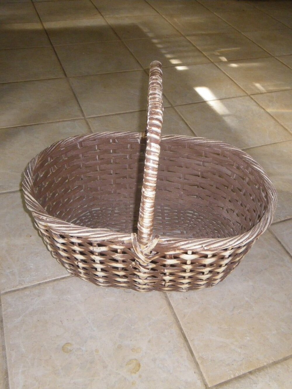 Vintage Very Large Wicker Basket